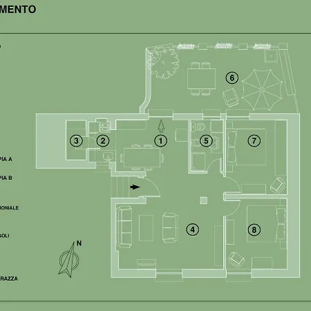 2 Con Terrazza Nel *